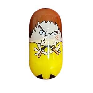 Mighty Beanz #100 Nun-Chukka Bean 2002 Series 2 Moose Y2K Collectible Toy